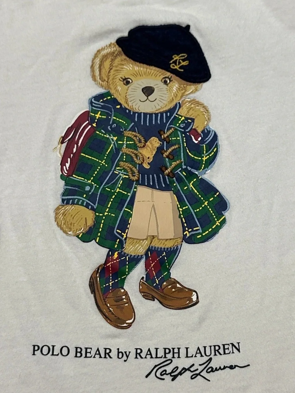Ralph Lauren Polo Bear Graphic Tee Girl size S